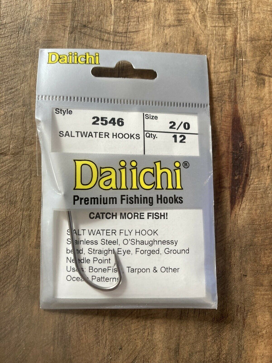Daiichi 2546 Stainless Steel Saltwater Hook – WNC Fly and Lure