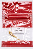 Saluda Beads Slotted Tungsten Beads 25 Pack