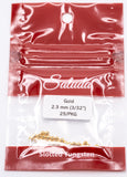 Saluda Beads Slotted Tungsten Beads 25 Pack