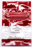 Saluda Beads Slotted Tungsten Beads 25 Pack