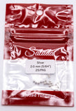 Saluda Beads Slotted Tungsten Beads 25 Pack