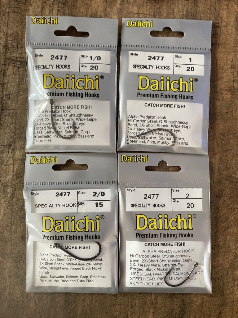 daiichi fly fishing hooks Daiichi 2477 Alpha Predator Hook – WNC Fly and Lure