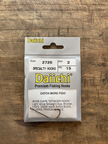 Daiichi 2720 Stinger Hooks